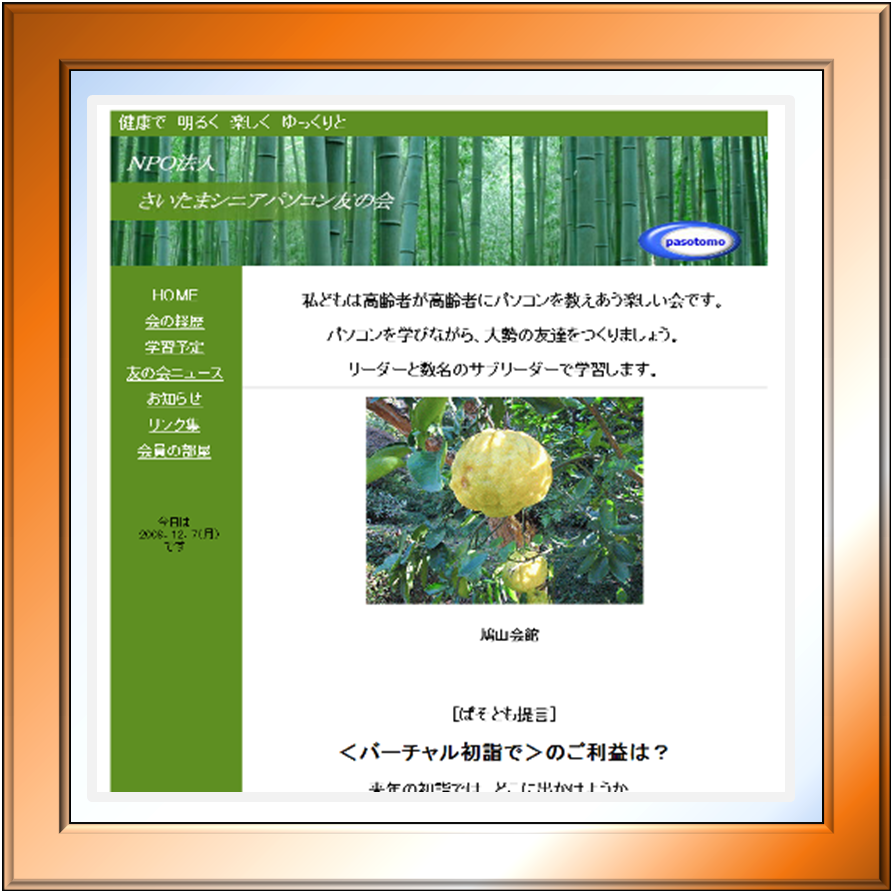 奨励賞　(特)さいたまシニアパソコン友の会
