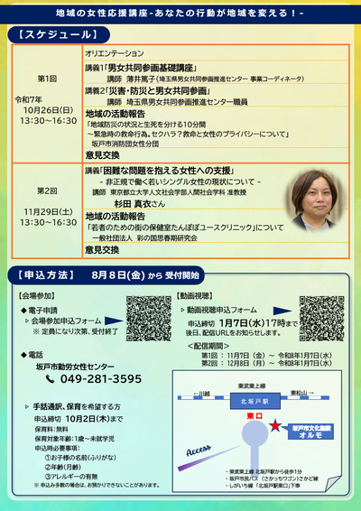 地域の女性応援講座ちらし画像うら